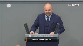 AKTUELL : REDE MARCUS FROHNMAIER ( AFD ) AM 11.JUNI IM DEUTSCHEN BUNDESTAG IN BERLIN.
