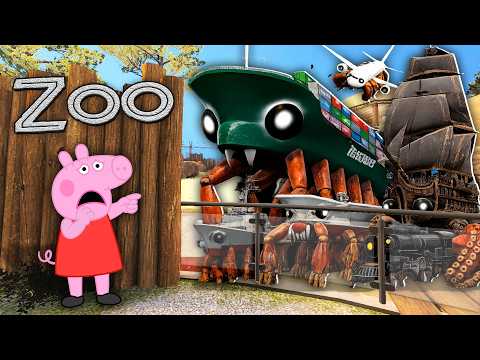 VISITAMOS un ZOOLOGICO de MONSTRUOS MARINOS CRABTANIC! - Garry's Mods