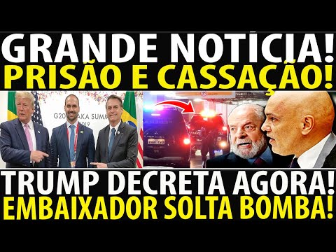 EXPLODIU AGORA NESSA SEXTA! EFEITO TRUMP CAUSA COLAPSO VAI PRA CIMA DE LULA E MORAES STF! EMBAIXAD0R