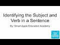 Understanding Verbs and Subjects