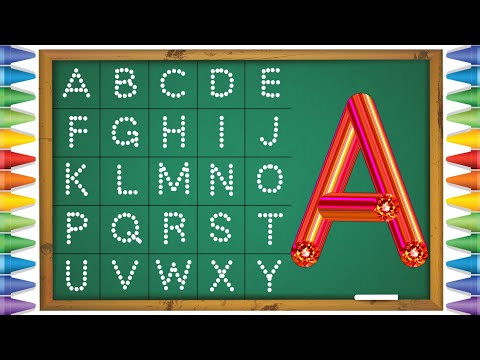 [알파벳 놀이] 유아와 어린이를 위한 ABCD 대문자 A부터 Z까지 쓰기 | Kids Alphabet A to Z | abc song | a for apple | abcd song