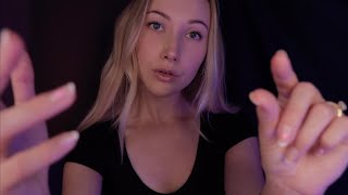 ASMR Hypnotic Hand Movements, Close-Up Face Adjustments + Clicky Mouth Sounds for Sleep 🌙