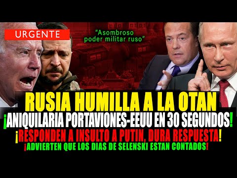 ✅💥RUSIA HUMILLA LA OTAN. ¡ANIQUILARIA PORTAVIONES DE EEUU EN 30 SEGUNDOS!