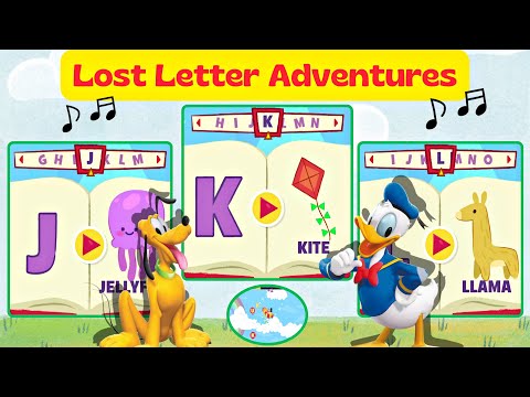 Mickey Mouse: Lost Letter Adventures - Find the letters J,K,L - Disney Junior