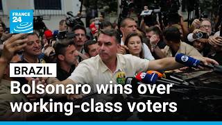 YouTube video thumbnail: Some Brazilians Long Associated With the Left now Shift Towards Flavio Bolsonaro 