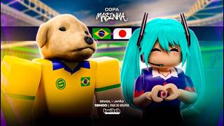 BRASIL x JAPÃO | COPA MASINHA | ROBLOX | JOGO COMPLETO