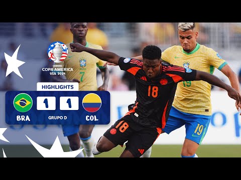 BRASIL 1-1 COLOMBIA | HIGHLIGHTS | CONMEBOL COPA AMÉRICA USA 2024™