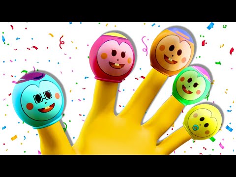 🎈 Finger Family Song With Balloons  🎈 | 🍭 More Fun Kids Songs🍭 | Nursery Rhymes Street