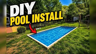 DIY Pool Install--Start to Finish--Ep.1