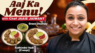 Kothimbir Vadi Made 2 Ways! Easy Maharashtrian Snack Recipe By Chef Jaaie Jaiwant | LIVE