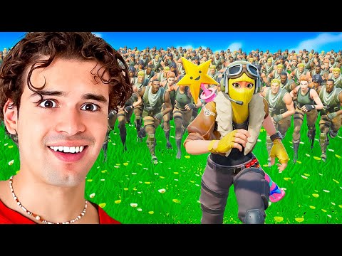 1 YOUTUBER vs 99 NOOBS en Fortnite!