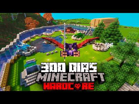 Sobreviví 300 días En El Ultimo Apocalipsis de Dragones En Minecraft HARDCORE