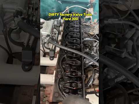 Pulled the rocker arms off my Ford 300—Gunk Parts Cleaner made ’em look brand new ​⁠@GUNKOfficial