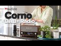 Audizio Corno Retro Portable DAB+ Radio with Bluetooth - Grey