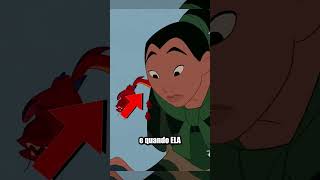 Desde o início ficou claro que Mulan era uma mulher. #mulan