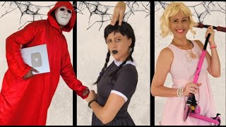 WANDINHA ADDAMS VEIO NA MINHA CASA E OLHA O QUE ACONTECEU