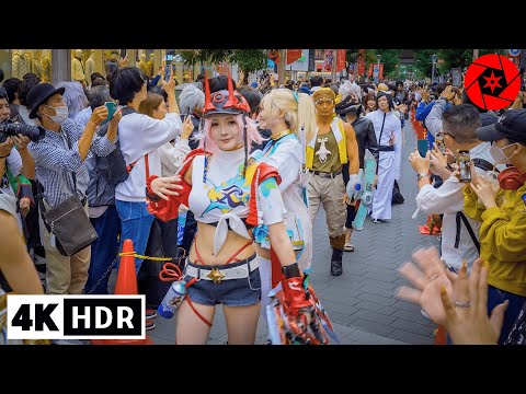 Tokyo Halloween 2024 - Cosplay Parade // 4K HDR