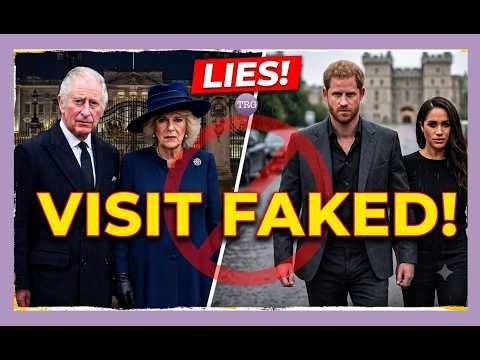 LIES! King Charles and Camilla DID NOT meet Harry, Meghan, Archie and Lilibet in Britain