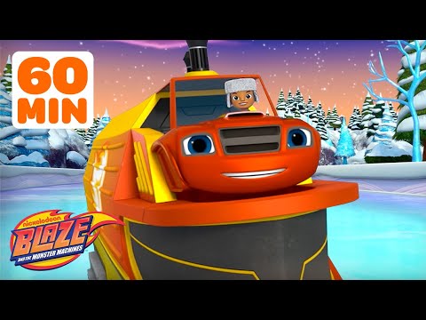 1 HOUR of Blaze's Coolest Winter Transformations! 🌨️❄️ | Blaze and the Monster Machines