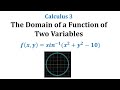 Understanding the Domain of a Function Involving Circles
