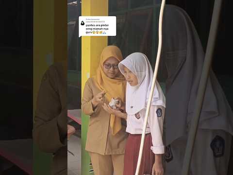 Ibu dan anak sama sama cantik #masasekolah #bocilsd #gurusd #gurumuda #shorst
