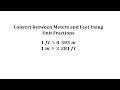 Unit Conversion Methods and Applications
