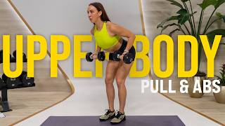 30 Min Upper Body Workout: Back, Biceps & Core Burner!