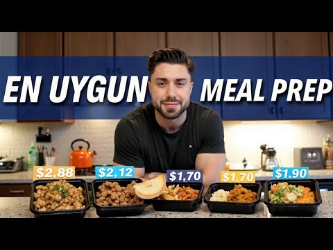 4 Günlük Sporcu Meal Prep! | Aldi Market Alışverişi | VLOG