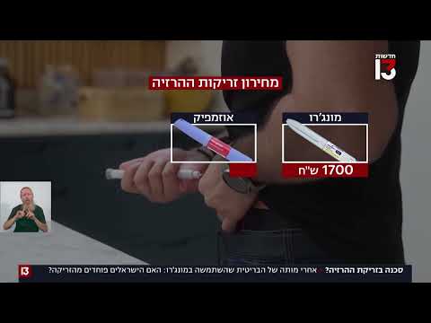 אחרי מותה של משתמשת בריטית: האם זריקת ההרזיה "מונג'רו" בטוחה?