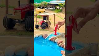 Swaraj Tractor helps in making mini Hand pump near Mini village 😍😍
