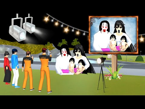 HANTU PETA PETA MINTA FOTO KELUARGA || Drama Sakura School Simulator
