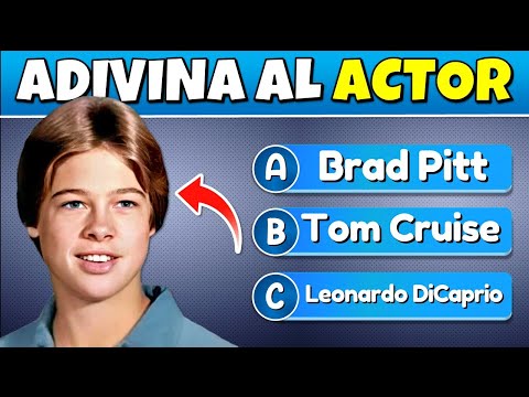 Adivina al "ACTOR" Por La "FOTO DE INFANCIA"! 👀🤔 Quiz/Trivia/Reto