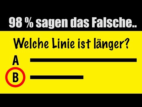 5 Fragen, die dein Gehirn austricksen..