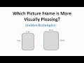 Understanding Golden Rectangles and Frame Dimensions