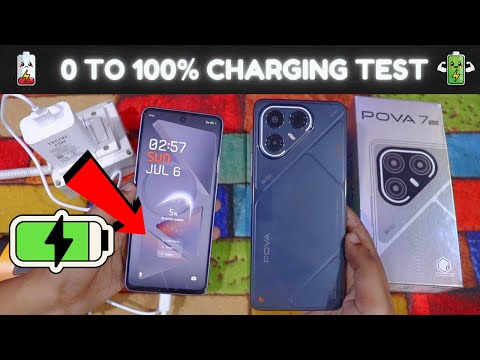 Tecno Pova 7 5G Charging Test 0 to 100% with 45 Watt Box Charger | HINDI