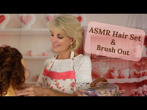 ASMR Vintage Hair Roller Set & Silky Brush Out ✨ Soft-Spoken