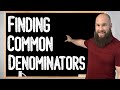 Finding Common Denominators in Fractions