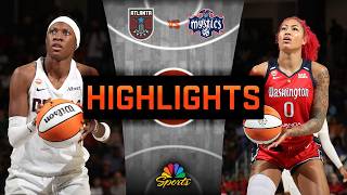 Highlights: Mystics erase halftime deficit to beat Dream | WNBA on NBC | 07/02/26