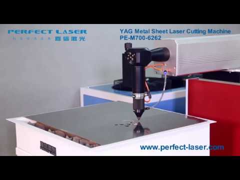 YAG Metal Sheet Industrial Laser Cutting machine for...