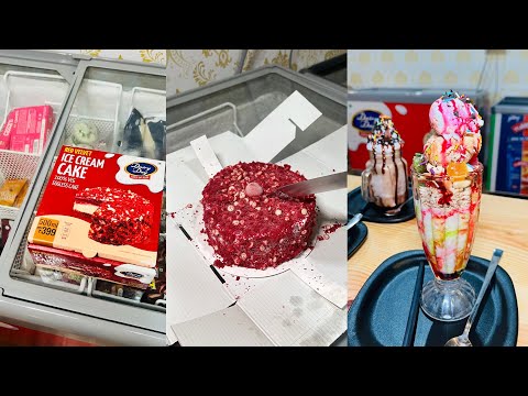 Ice-cream Cake oo ❓😍ഒപ്പം Freak shake ഉം 😋| Bonappetit vlogs