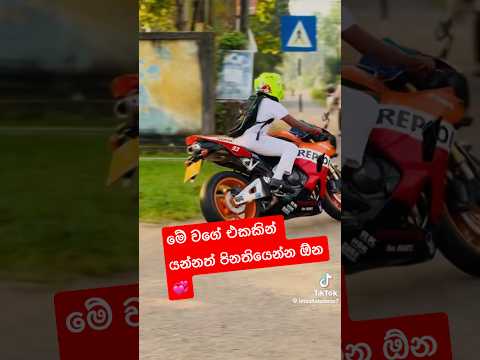 Exam දවසට මේකකින් යනවා කියන්නෙ ඉතින් වෙනම ආතල් එකක් 😻😻#srilanka #youtubeshorts #bike #bikelover