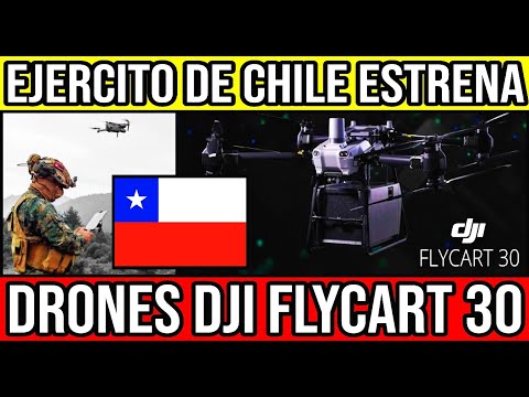 Ejército de Chile ESTRENA DJI FlyCart 30 🇨🇱 #Chile #Valparaiso #ViñaDelMar #BioBio #GranSantiago