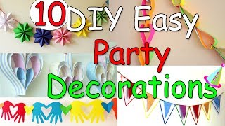 10 Diy Easy Party Decorations Ideas Ana Diy Crafts Videos Kansas
