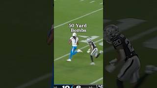 50 yard bombs from 2025 season
