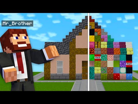 Napravio Sam Kuću od NAJČUDNIJIH Blokova u Minecraftu...