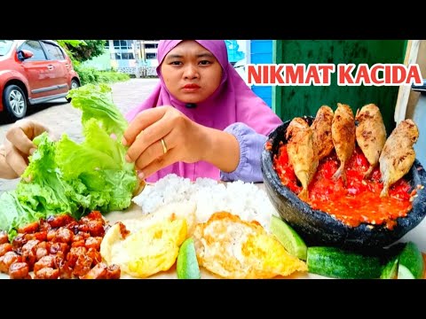 MAKAN OREK TEMPE TELOR CEPLOK IKAN ASIN SAMBEL PECAK