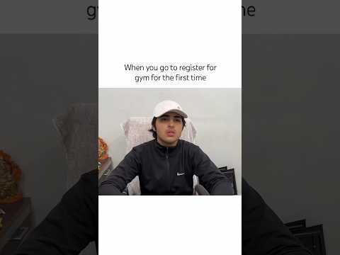 When you go to register for gym for the first time ๐คฆ๐ป #explore #rajgrover #relatable #shorts #gym