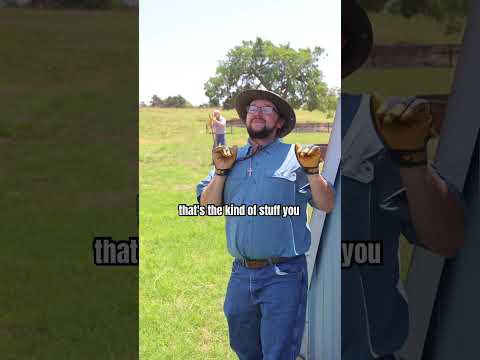 When you don’t feel like digging holes for fence posts…