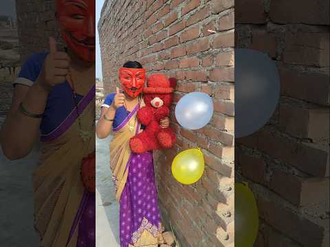 Lam no bong bay nhan qua bat ngol Burst balloons to receive surprise #s