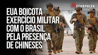 General americano revela que EUA boicotou exercício militar com o Brasil pela presença de chineses